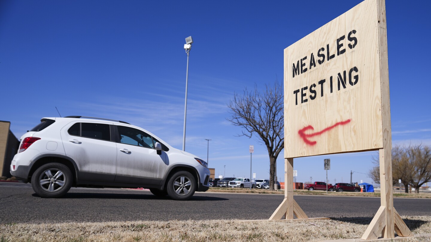 Who are the Mennonites in a Texas community where measles is spreading?