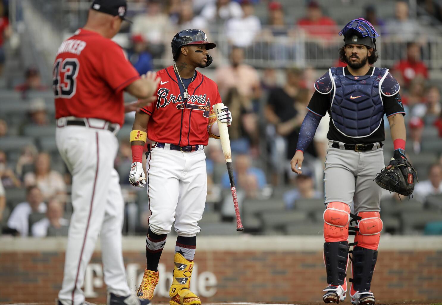 Acuña and Albies hit consecutive HRs in Braves' win over Marlins