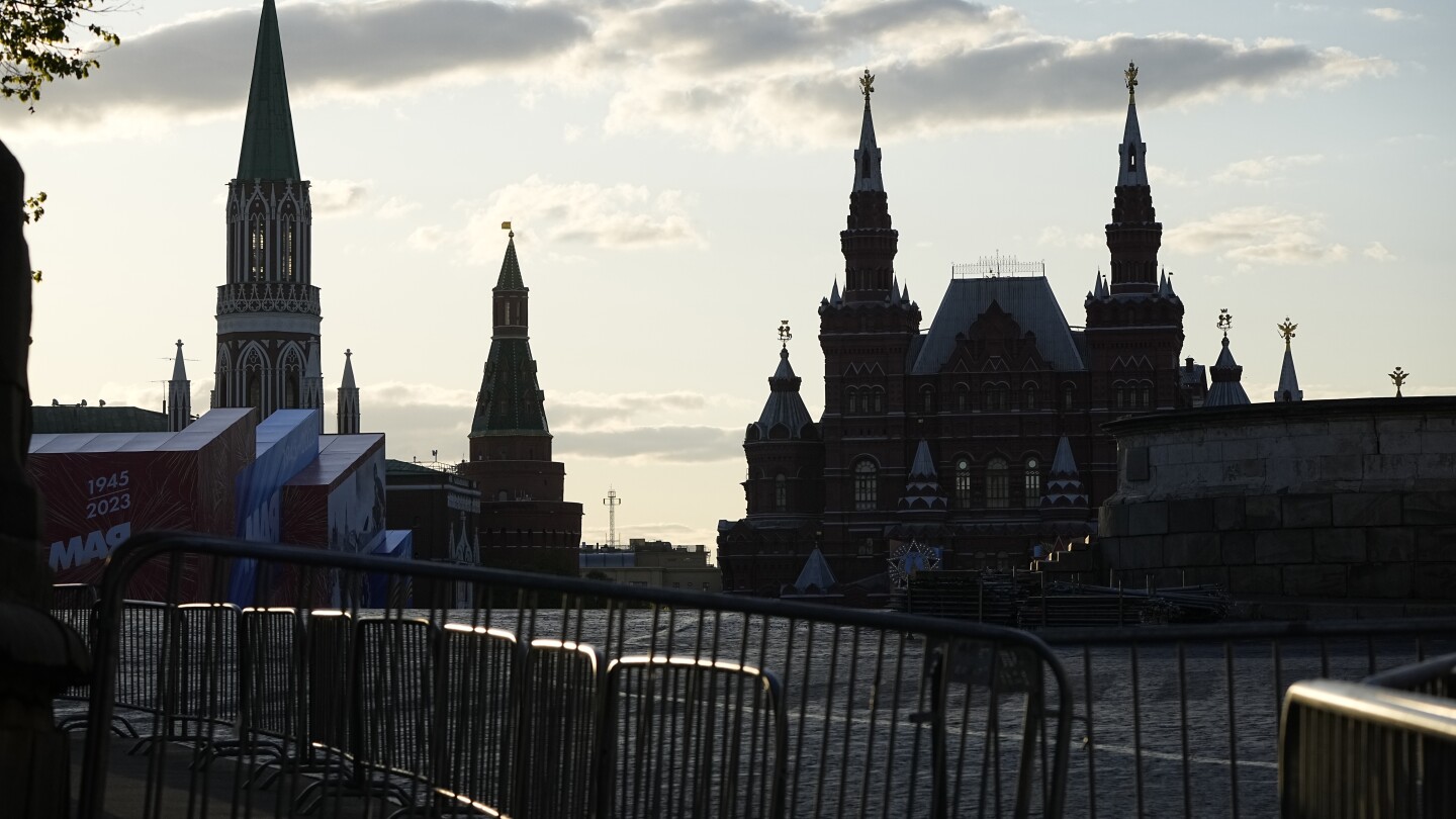 A US citizen has been arrested in Moscow on drug charges