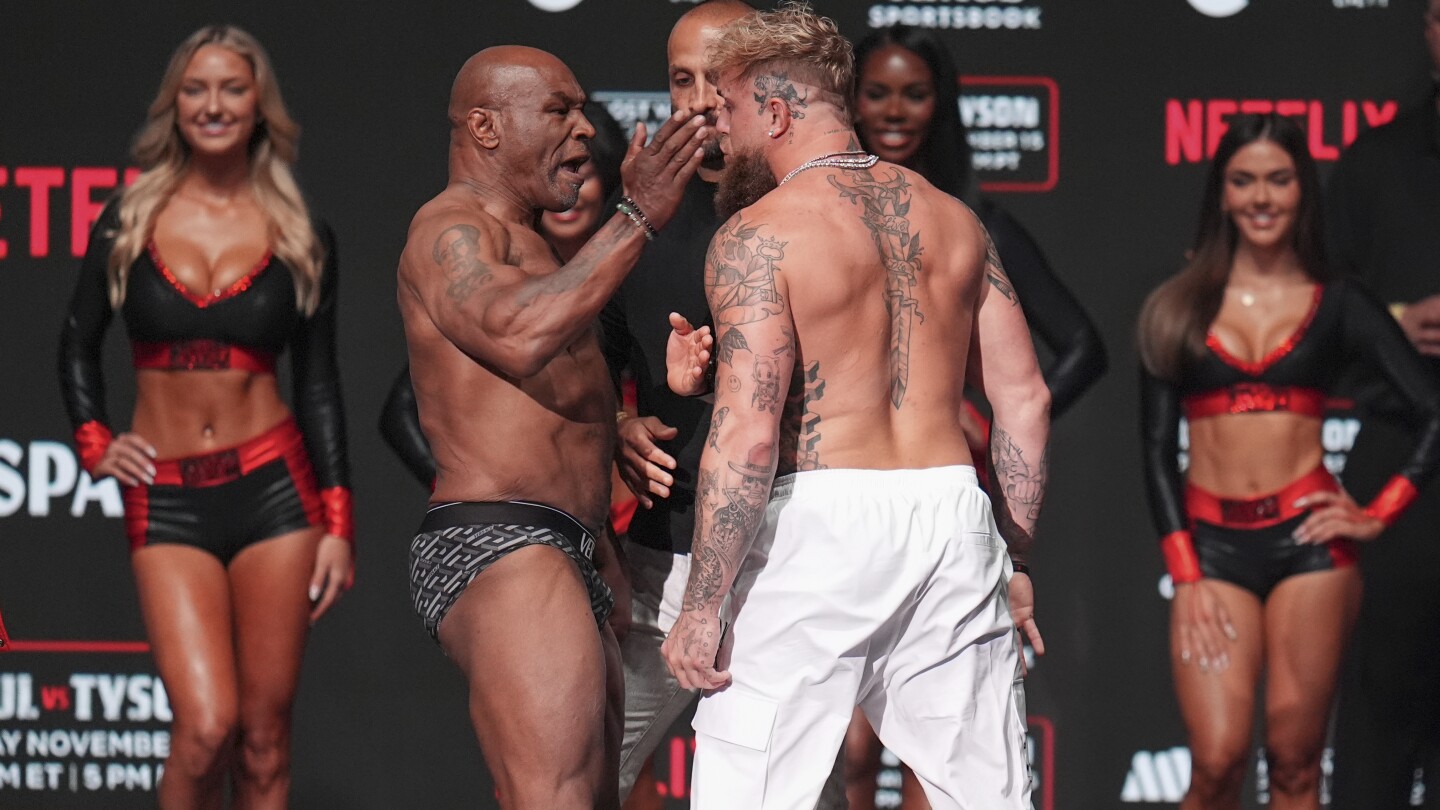 Mike Tyson concedes the role of villain to young foe in 58-year-old's fight with Jake Paul