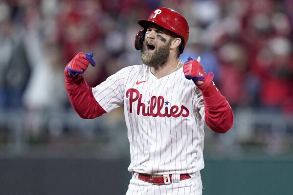 Phillies hit 4 homers, rally past Padres 10-6, lead NLCS 3-1