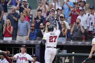 Riley homer lifts Braves over Dodgers - Taipei Times