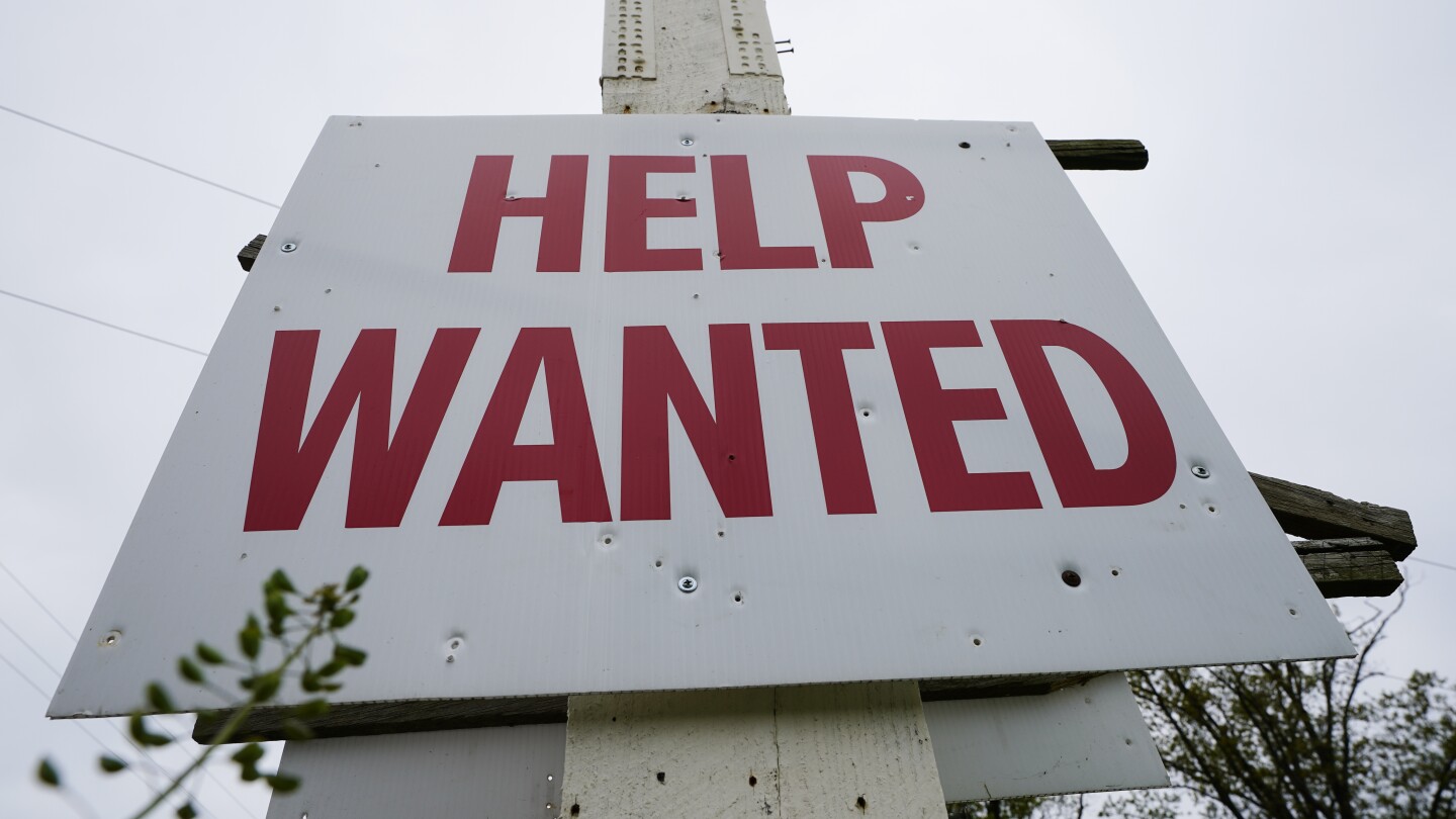 US job openings fall to 7.2 million in March, the lowest level since September