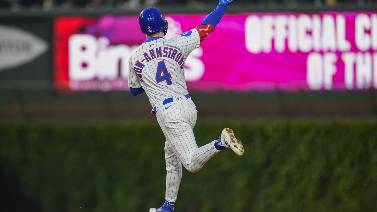 Crow-Armstrong homers and Boyd pitches Cubs to 2-1 win over Rockies