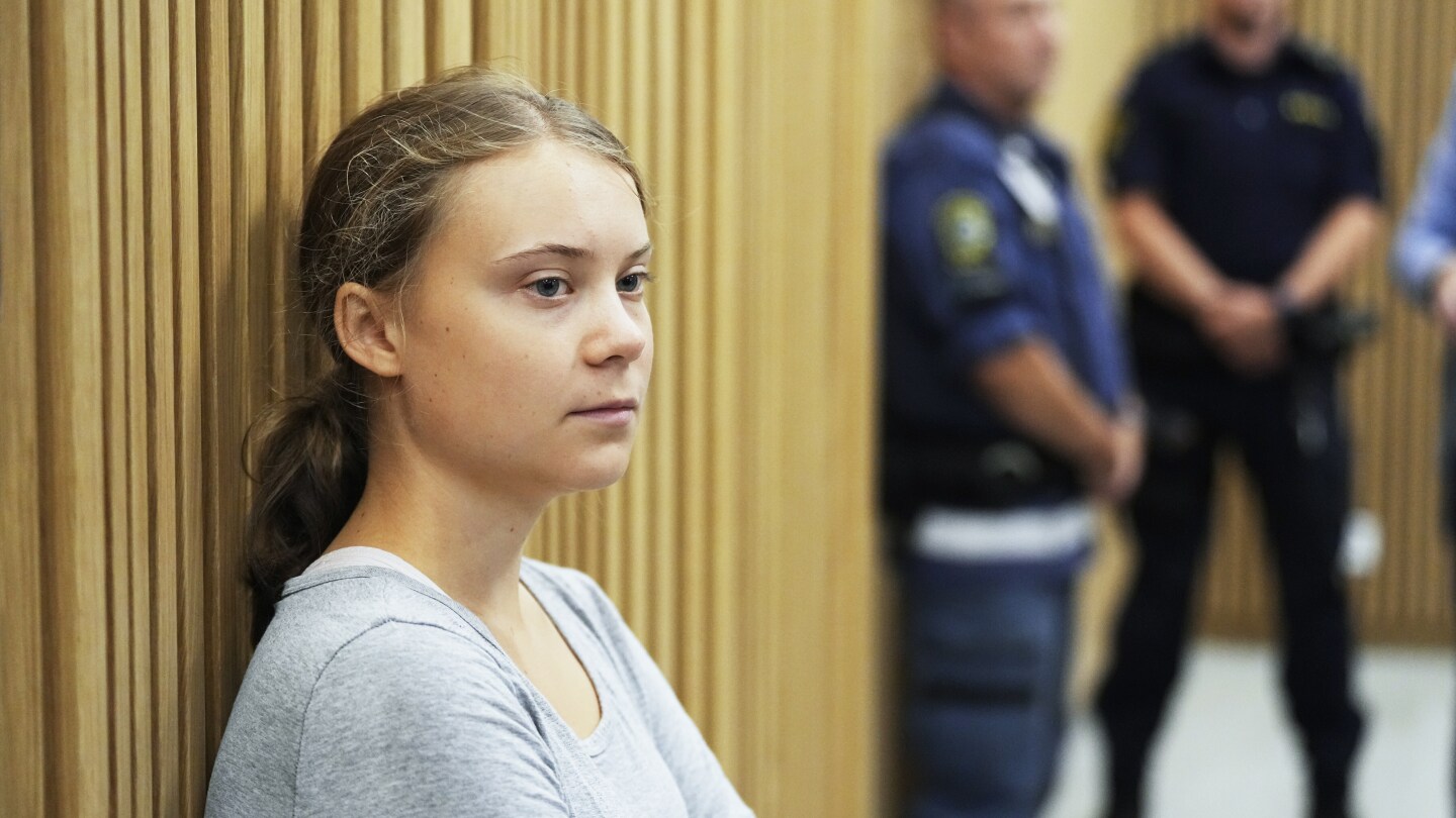 Greta Thunberg defiant after Swedish court fines her for disobeying police during climate protest