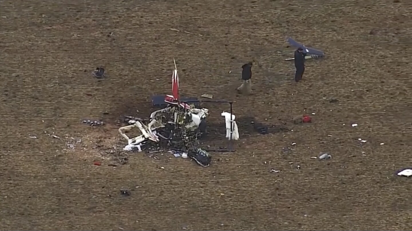 Goose found in medical helicopter that crashed in Oklahoma, killing 3 | AP News