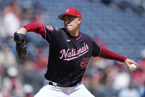 Nationals place RHP Hunter Harvey on injured list with elbow strain