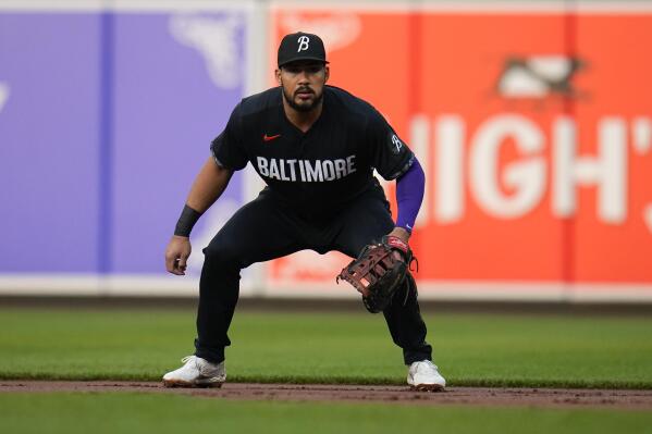 BALTIMORE, MD - APRIL 08: Baltimore Orioles third baseman Ramon