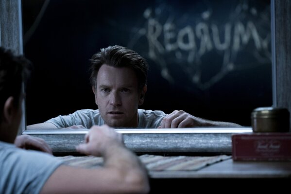 This image released by Warner Bros. Pictures shows Ewan McGregor in a scene from "Doctor Sleep," in theaters on Nov. 8. (Jessica Miglio/Warner Bros. Pictures via AP)