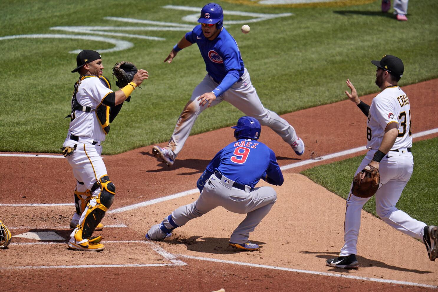 Kris Bryant, Anthony Rizzo combine for three homers as Pirates