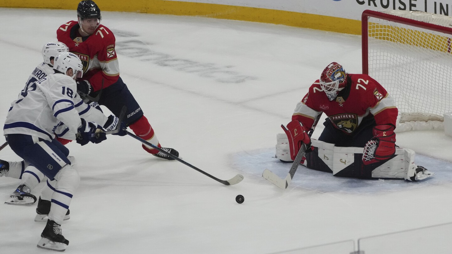 Maple Leafs had their chances, but Bobrovsky kept coming up big in OT for Panthers