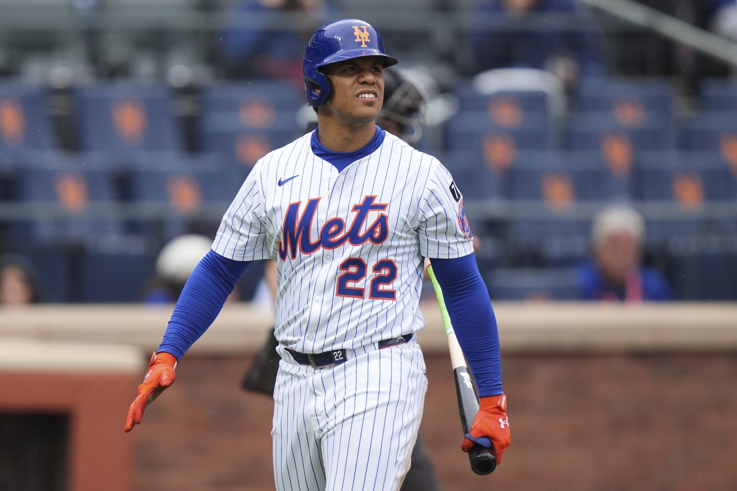 Soto falls deeper into slump with another hitless game in Mets' loss
