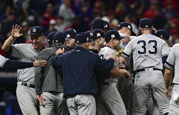 Yankees complete comeback against Indians, on to ALCS