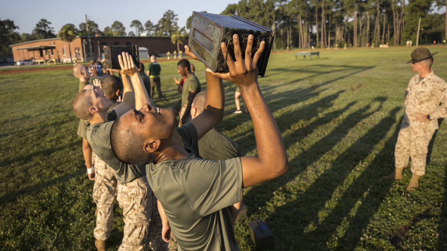The Few, the Proud' aren't so few: Marines recruiting surges while other  services struggle