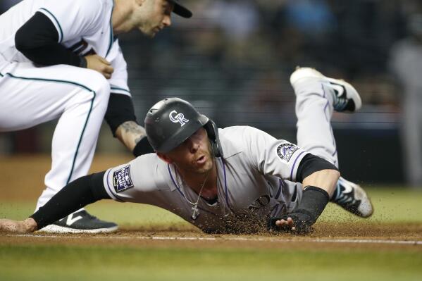 Colorado Rockies Authentic On-Field Grey Road Cool Base Jersey