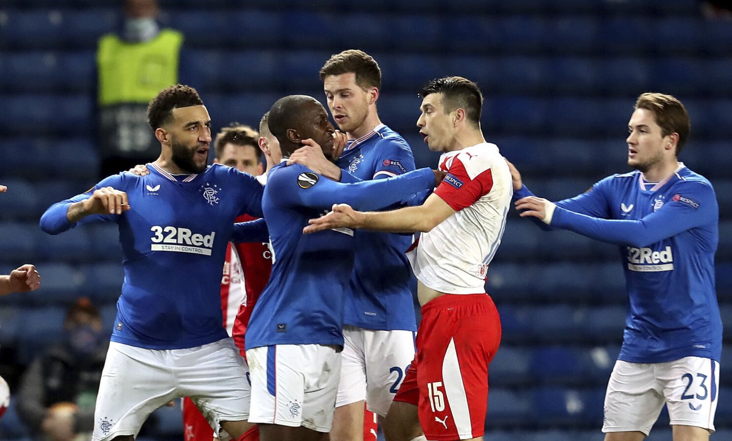 UEFA to investigate Rangers vs Slavia Prague incidents after Glen Kamara  claimed he was racially abused, Football News