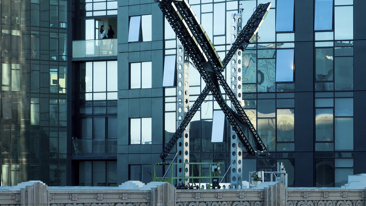 Le signe “X” clignotant a été retiré du bâtiment de San Francisco qui était le siège de Twitter