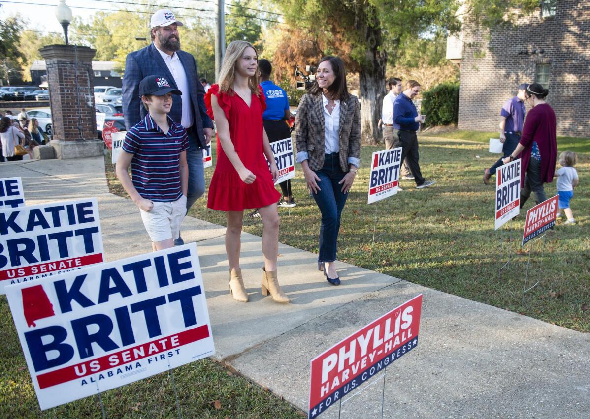 Republican Katie Britt wins US Senate race in Alabama AP News