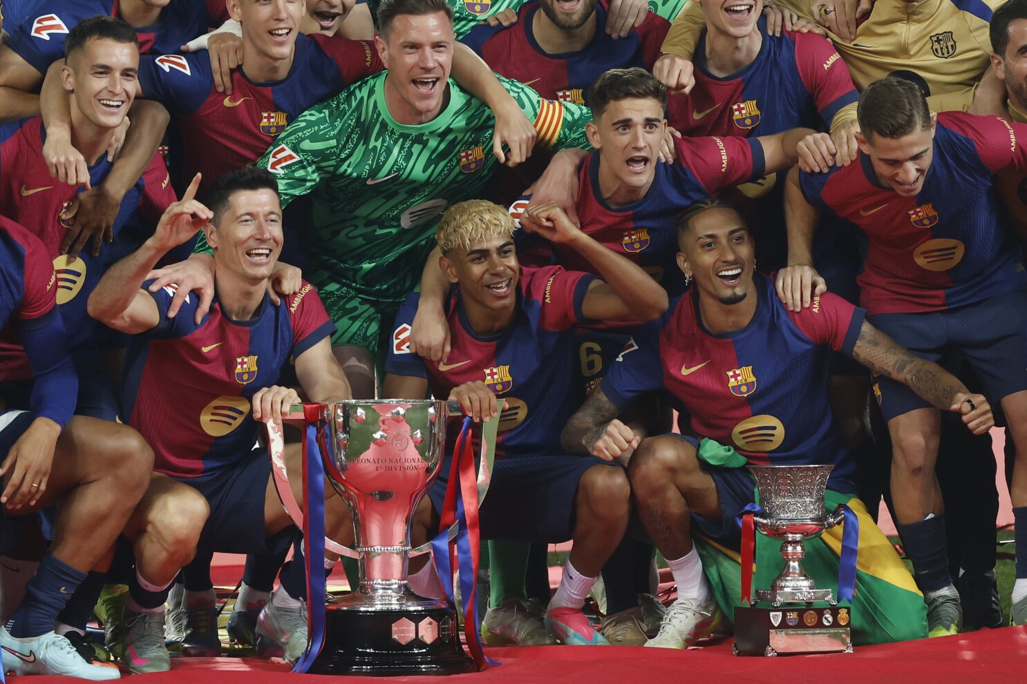Villarreal dampens Barcelona's title celebrations. Mbappé scores again for Madrid