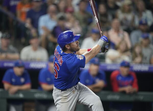 Wisdom's 3-run double lifts Cubs over Rockies, 3-2