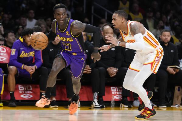 LeBron James, Lakers beat Hawks for 7th win in a row - The San Diego  Union-Tribune