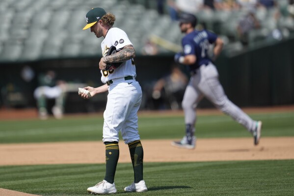 Dominic Canzone homers and drives in 4 runs as the Mariners beat the A's to  keep pace with rivals