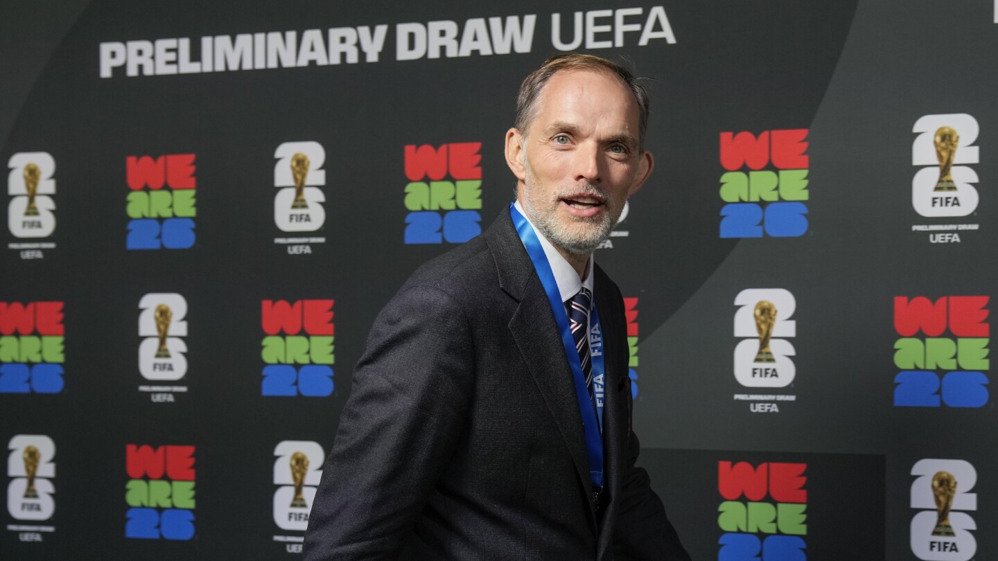 Draw list for European qualifying groups for the 2026 World Cup