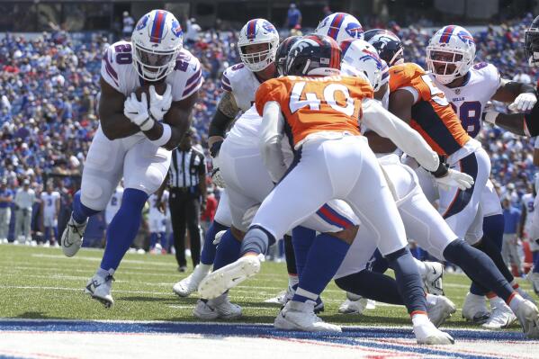 Allen throws TD in Bills' 42-15 preseason rout over Broncos