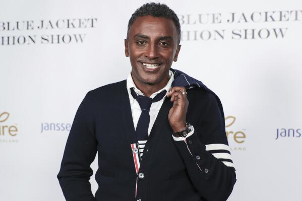 FILE - Marcus Samuelsson appears the 7th annual Blue Jacket Fashion Show, in support of prostate cancer awareness on Feb. 1, 2023, in New York. Samuelsson and fellow chef Jonathan Waxman have launched an effort to honor trailblazing restaurants founded by women and people of color. They host “A Seat at the Table,” an eight-part Audible original series. (Photo by CJ Rivera/Invision/AP, File)