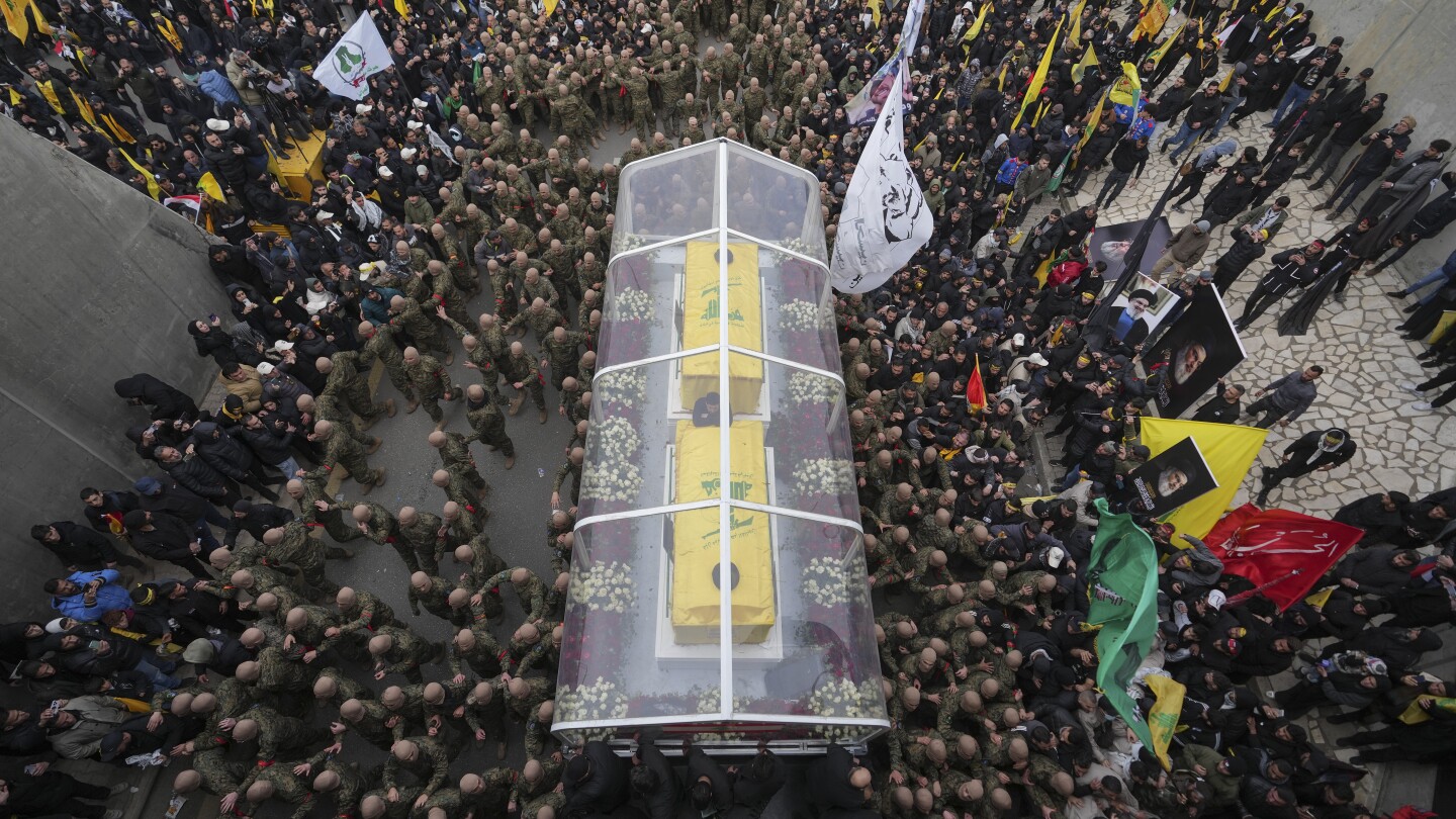 Masses of 1000’s attend the funeral of Hezbollah chief Nasrallah 5 months after his killing