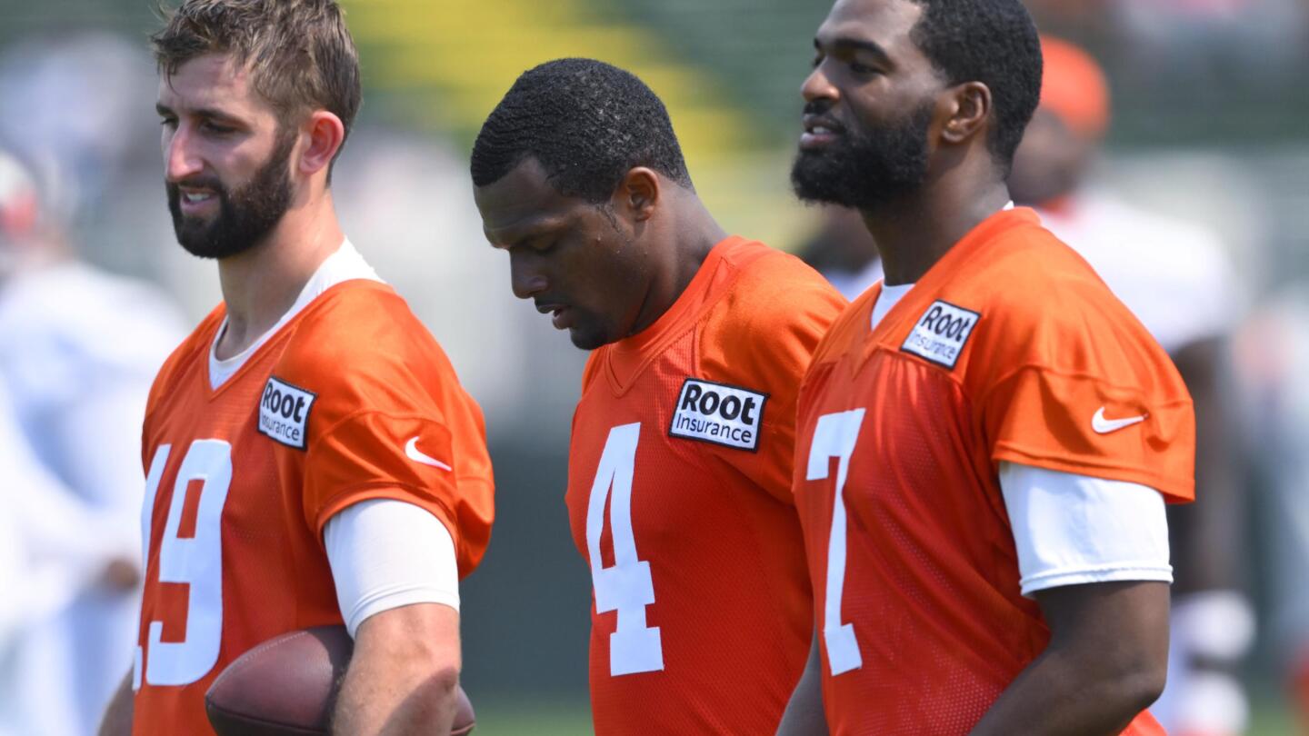 Browns backup QB Brissett moves into Watson's starting spot AP News