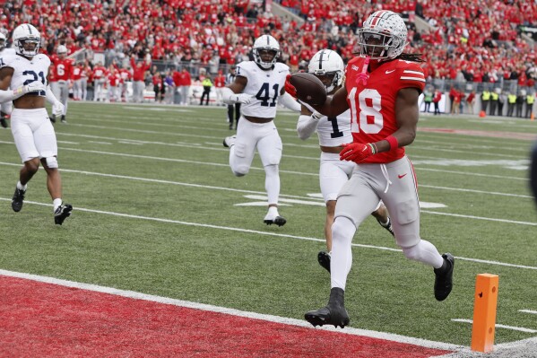 McCord, Harrison and No. 4 Ohio State roar back in the second half to bury  Maryland 37-17