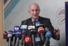 FILE - Algeria's President Abdelmajid Tebboune gives a press conference, in Algiers, Algeria, Sunday, 24, 2019. Algeria's presidential campaign is officially starting a week ago with five candidates vying to replace the longtime leader pushed out in April in an ongoing protest movement. Algeria has scheduled this year’s presidential elections for September 7, providing more than five months for first-term President Abdelmajid Tebboune to campaign for a second term to lead the oil-rich north African nation, his office said in a statement on Thursday, March 21, 2024. (AP Photo/Fateh Guidoum, File)