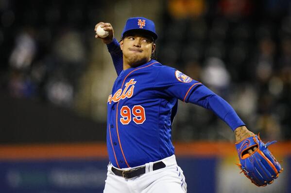 New York Mets' Taijuan Walker pitches during the first inning of a