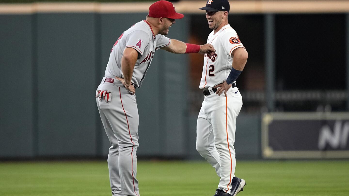 MLB - Good to hear Mike Trout has finally figured out that swing