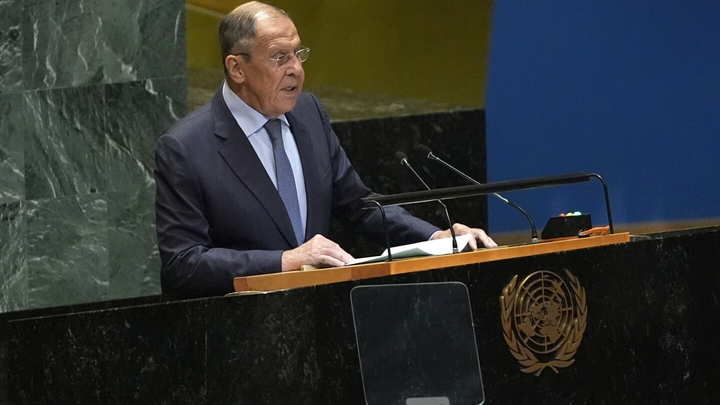 Russia invokes its nuclear capability in a UN speech that is stuffed with bile towards the West