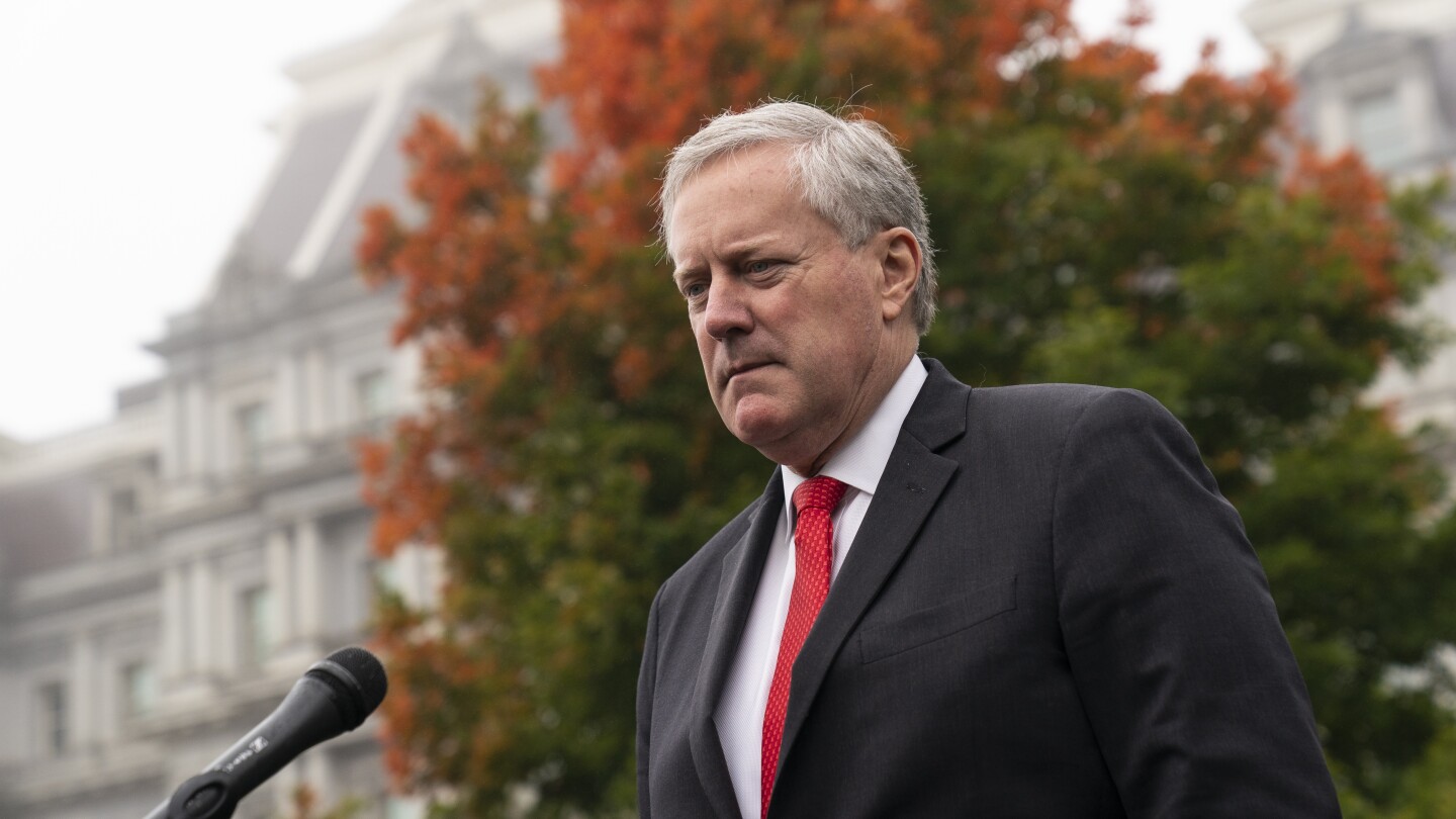 Mark Meadows pleads not guilty to charges in Georgia election case and waives right to arraignment
