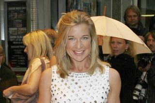 FILE - In this July 5, 2007, file photo, Katie Hopkins arrives at the film premiere of "Hairspray" in London. Australian officials said Monday, July 19, 2021, the far-right British commentator will be deported after she boasted on social media that she planned to breach quarantine rules. (AP Photo/Nathan Strange, File)