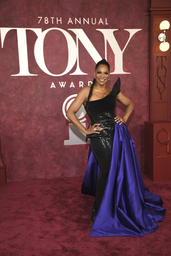 Audra McDonald arrives at the 78th Tony Awards on Sunday, June 8, 2025, at Radio City Music Hall in New York. (Photo by Evan Agostini/Invision/AP)