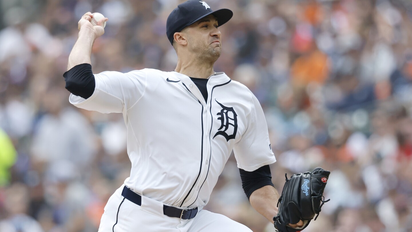 Tigers Sweep Cubs as Flaherty Fans 9 in 4-0 Win