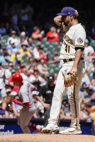 MILWAUKEE, WI - JULY 23: Milwaukee Brewers right fielder Tyrone