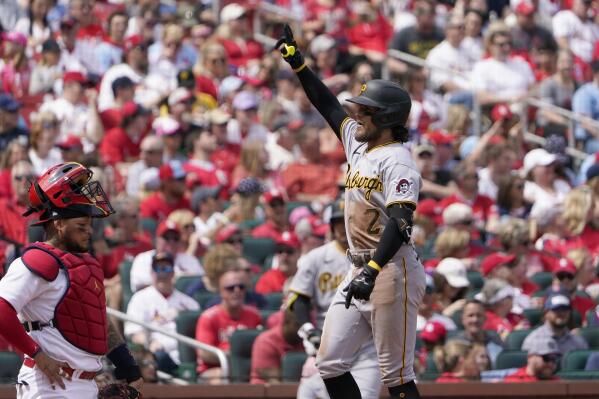 Michael Chavis of the Pittsburgh Pirates in action during the game