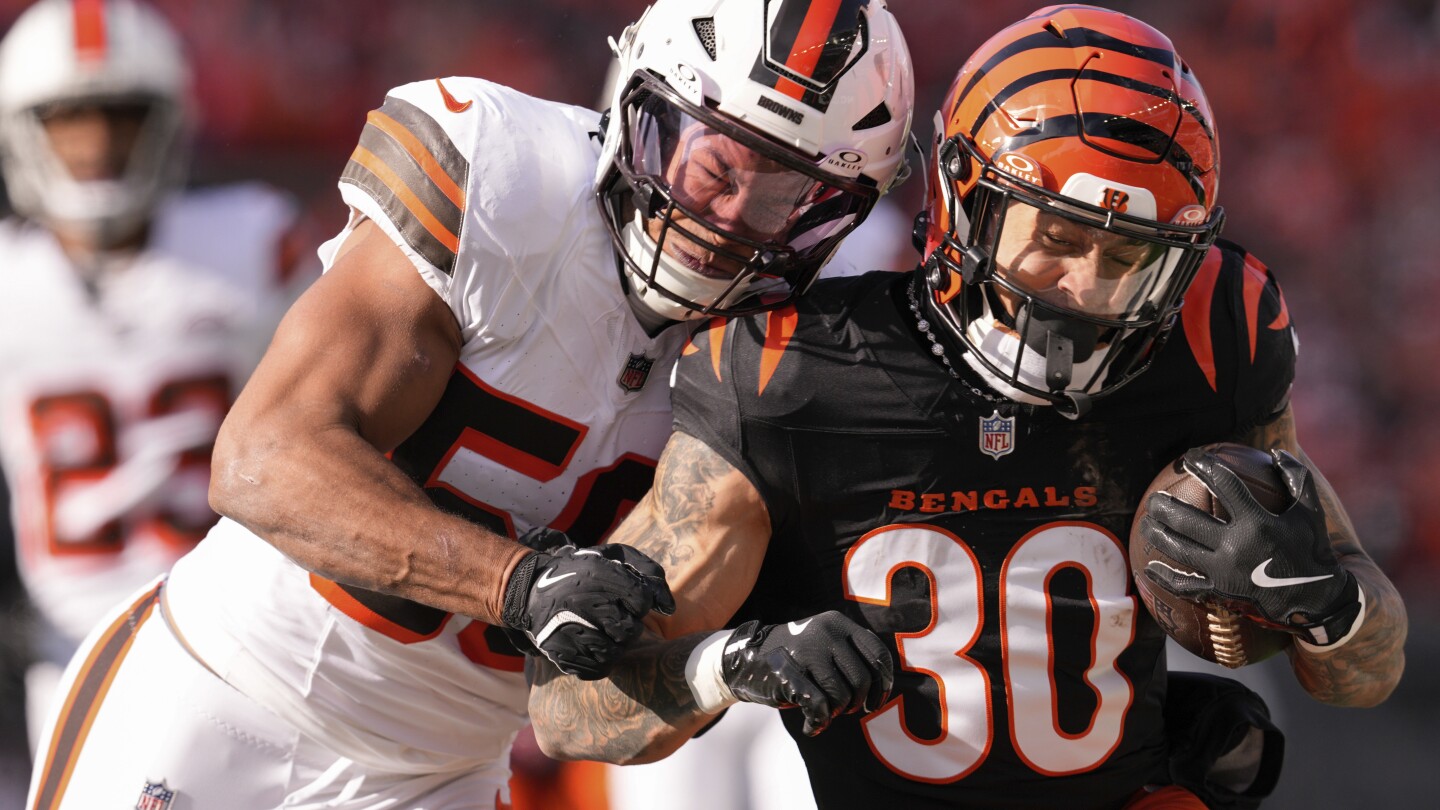 Bengals' Chase Brown Out Against Steelers