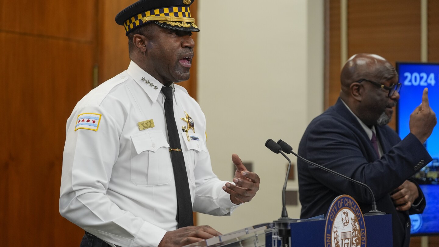 ЧИКАГО AP — Чикагската полиция преминава ново обучение за справяне