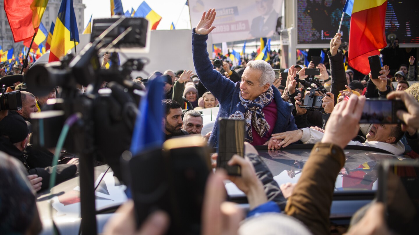 Romanian prosecutors release investigation into far-right populist who led canceled presidential vote