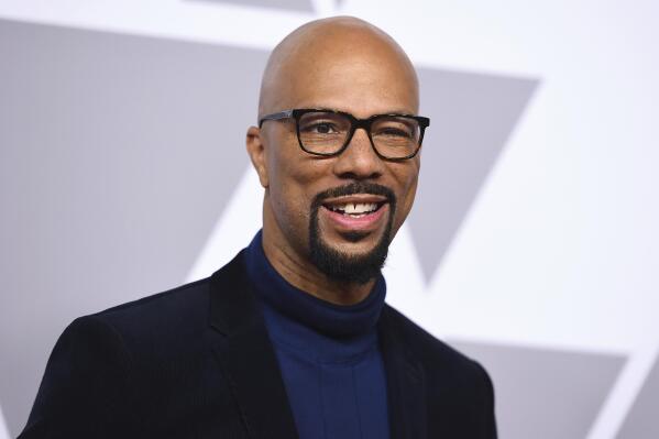 FILE - Rapper and actor Common arrives at the 90th Academy Awards Nominees Luncheon in Beverly Hills, Calif., on Feb. 5, 2018. Common will make his Broadway debut in Stephen Adly Guirgis’ Pulitzer Prize-winning play, “Between Riverside and Crazy.” Previews begin Nov. 30 and it will officially open on Dec. 19 at Second Stage’s Hayes Theater.  (Photo by Jordan Strauss/Invision/AP, File)