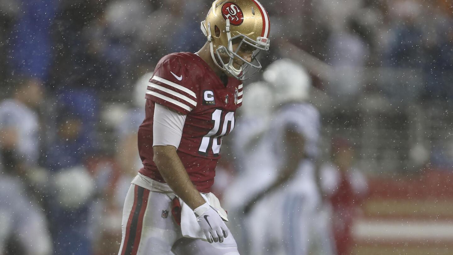 49ers-Colts: Rain in Bay Area set to make Sunday Night Football messy