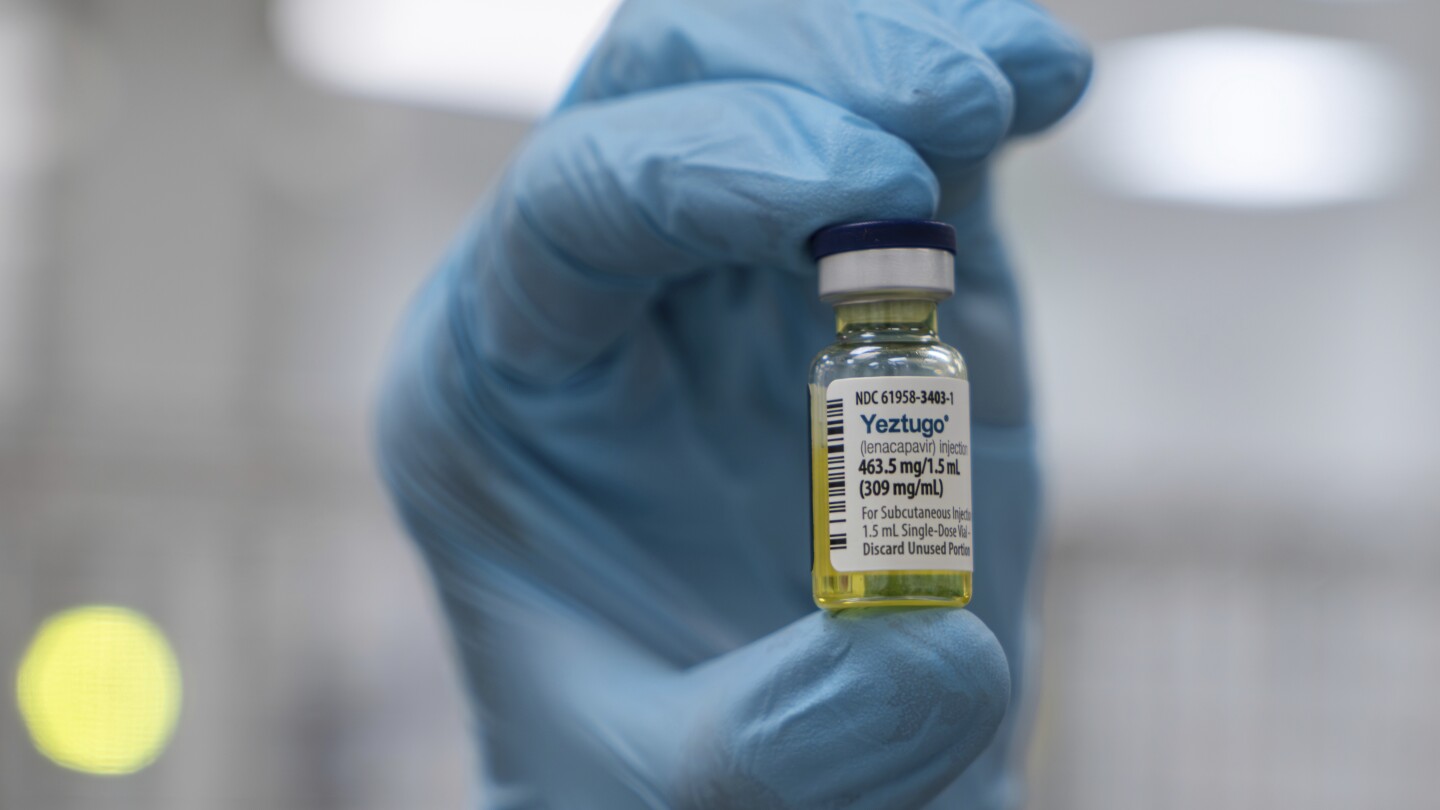 FDA approves the world's only twice-a-year shot to prevent HIV