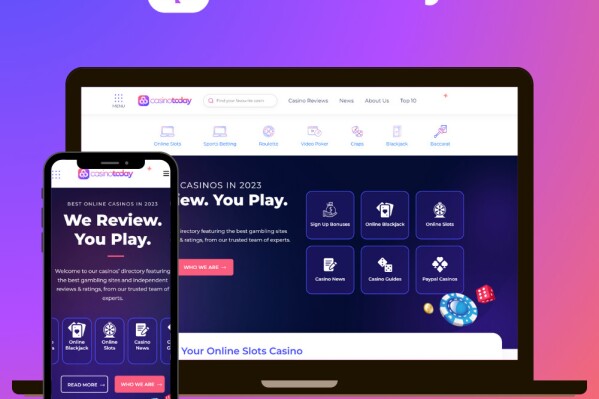 Trusted Online Casino Guide and News Source, CasinoToday.Com Launches New, Innovative Website.