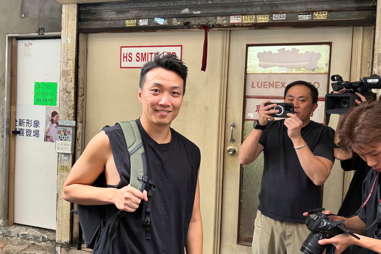 Hong Kong gay rights activist Jimmy Sham released from prison